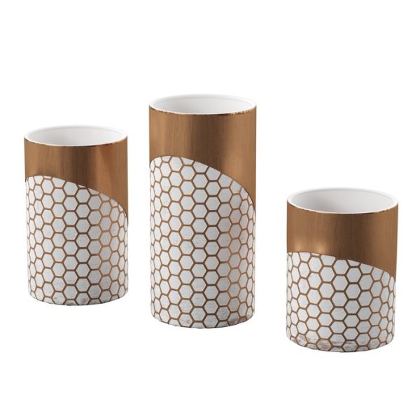 Moritz 3 Piece Stainless Steel Tabletop Votive Holder Set - Set of 3 (SB824) Online now - Image 3