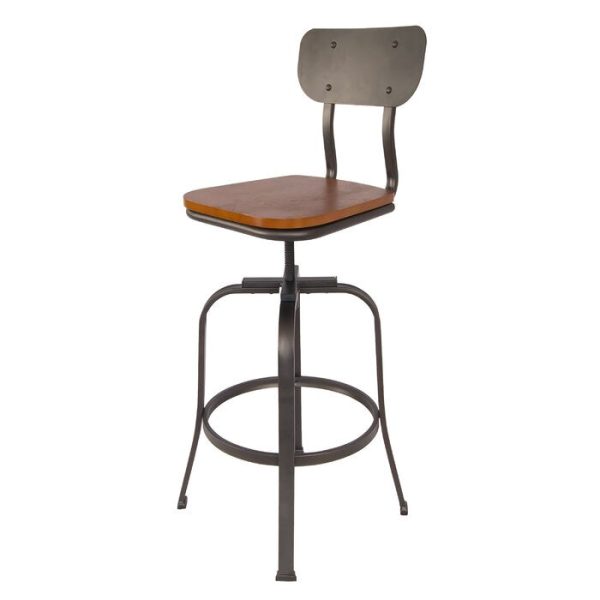 Garon Swivel Adjustable Height Bar Stool - Set of 2 (SB895) Discount - Image 3
