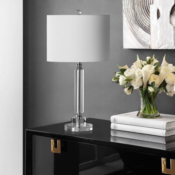 Deco Column Crystal Table Lamp (set of 2) (LW35) For Cheap