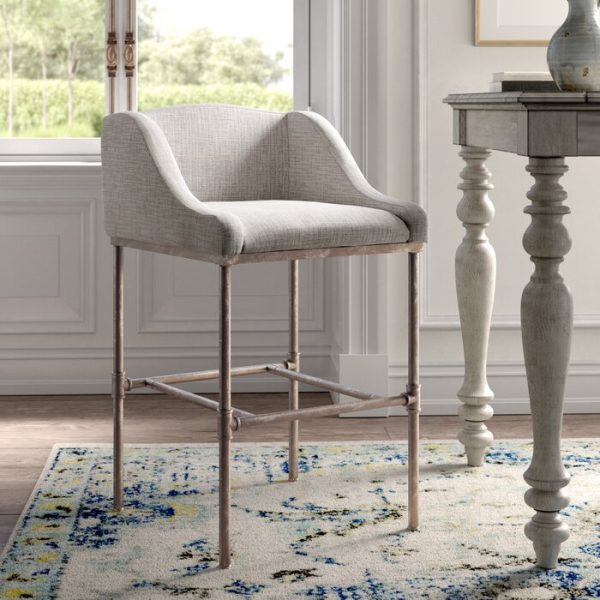Bastion Counter Stool Gray #1822HW Online now