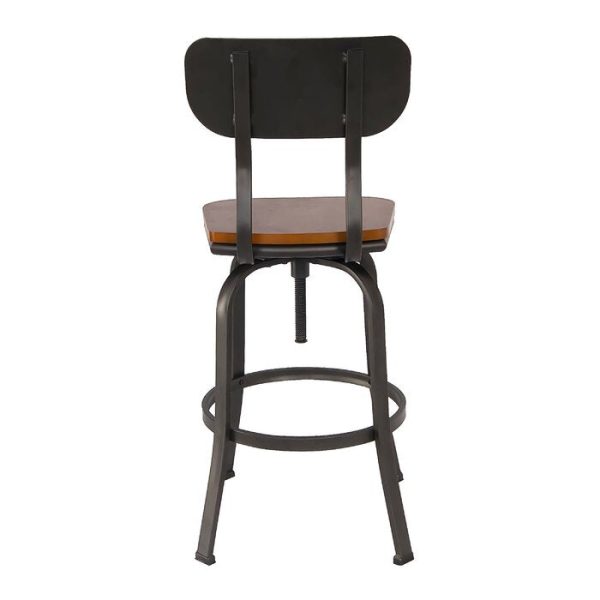 Garon Swivel Adjustable Height Bar Stool - Set of 2 (SB895) Discount - Image 4