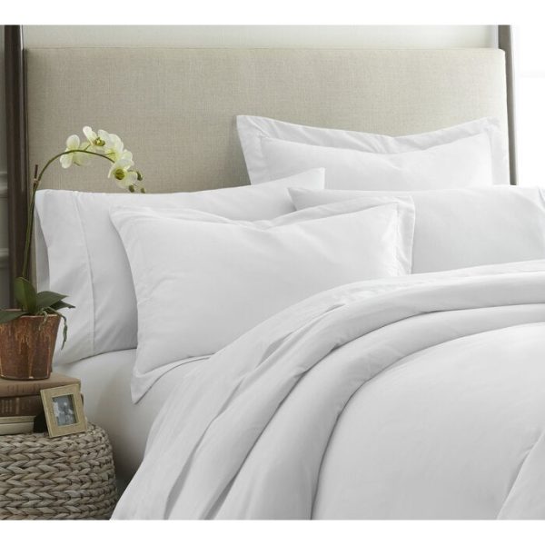 White Imogene Premium Ultra Soft Pillow Sham - Set of 2 (DC50) Online now