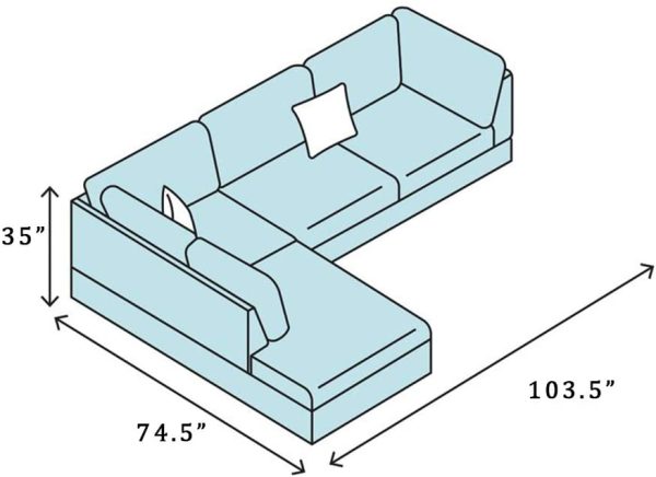 Lifestyle Furniture, Faux Leather, White CHAISE ONLY Supply - Image 5
