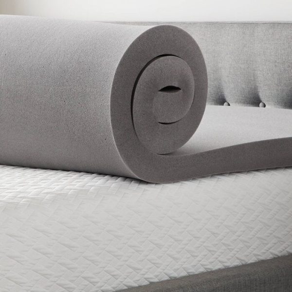 4  Bamboo Charcoal Memory Foam Mattress Topper Twin XL #1735HW Hot on Sale - Image 2