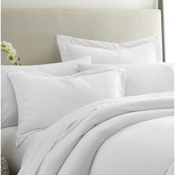 White Imogene Premium Ultra Soft Pillow Sham - Set of 2 (DC50) Online now - Image 2