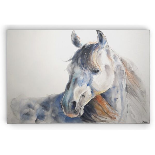 Looking Back - Wrapped Canvas Painting Print 12  H x 18  W x 1.5  D Size #1053HW Online Sale - Image 2